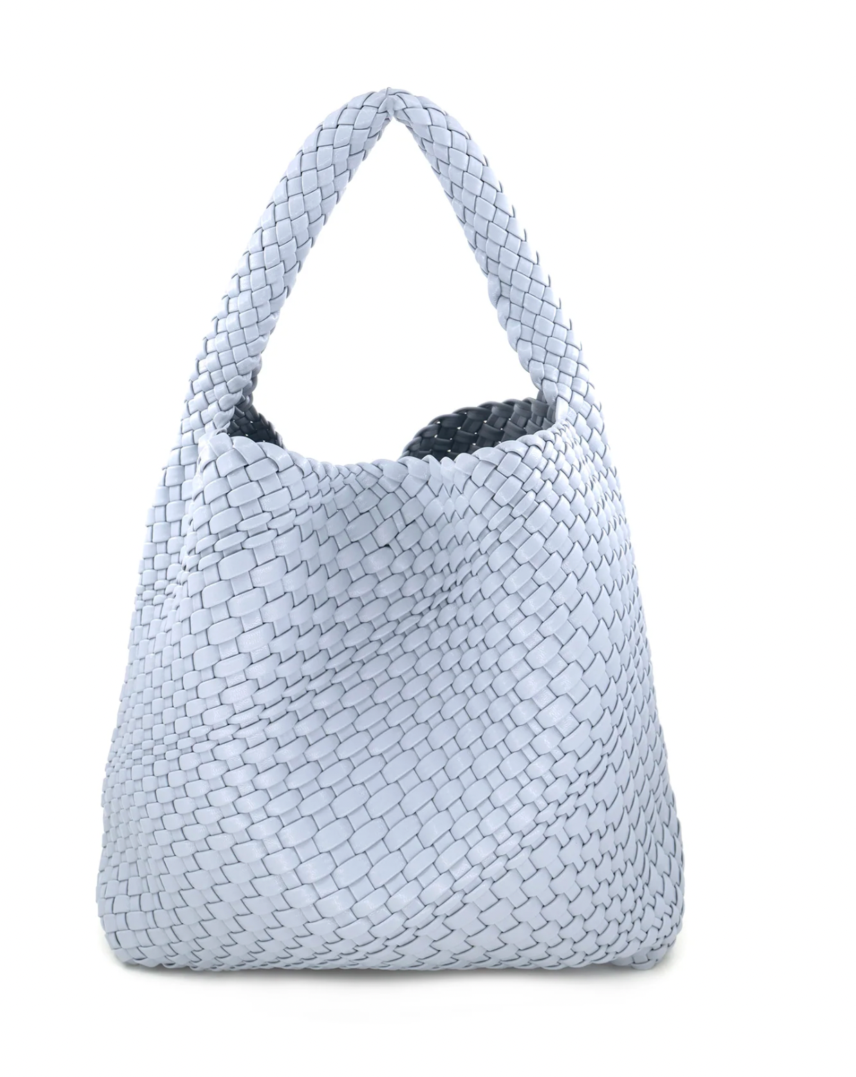The Woven Bag in Sky Blue
