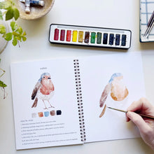 Load image into Gallery viewer, Birds Watercolor Workbook