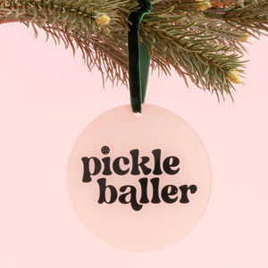 Pickleball Ornament Christmas - Pickleballer