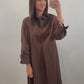 Misty Morning Dress in Brown