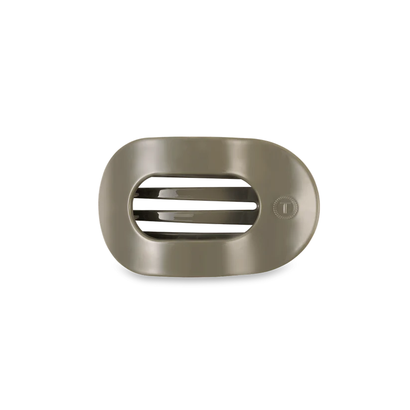 TELETIES Sage It Ain't So Small Flat Round Hair Clip