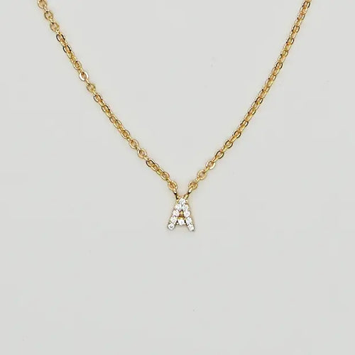 Shiny Initial Necklace